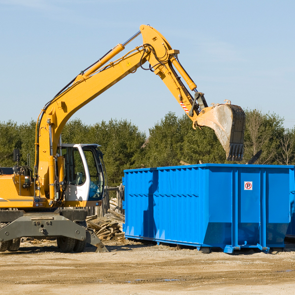 are there any restrictions on where a residential dumpster can be placed in Ballard Utah